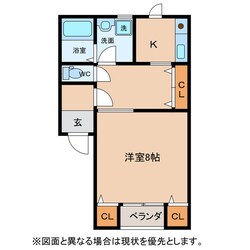 esハイツ弐番館の物件間取画像